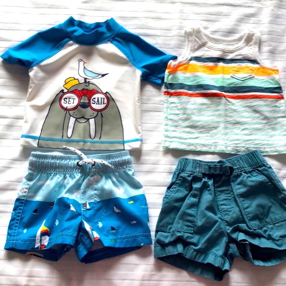 Set of Swim wear and 1 set of sleeveless